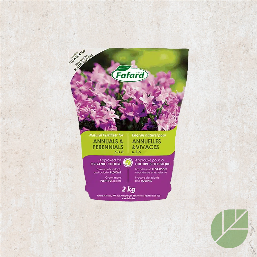 Natural Fertilizer for Annuals and Perennials – Fafard 6-3-6
