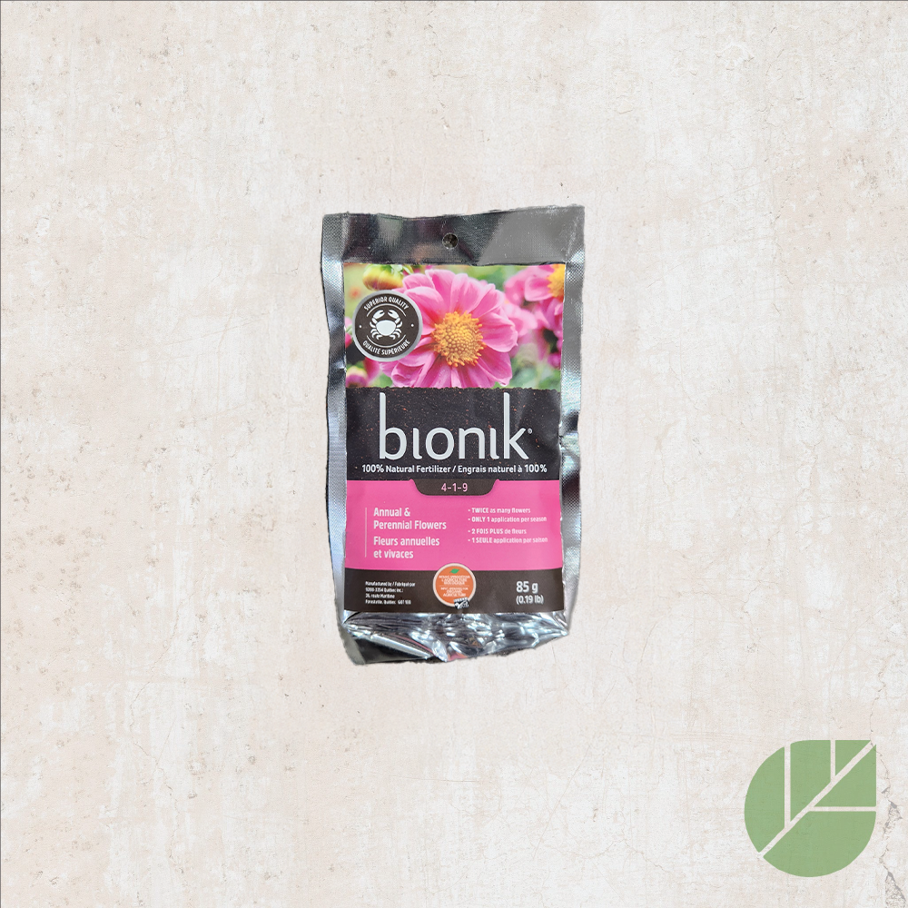 Engrais naturel pour fleurs annuelles et vivaces Bionik 4-1-9
