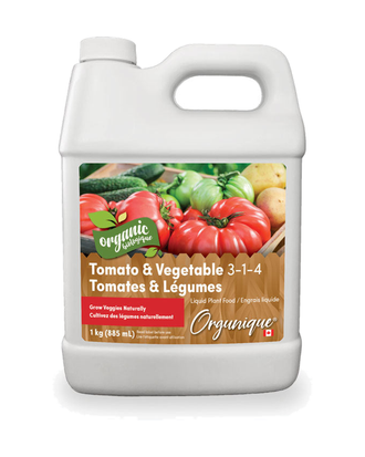 Orgunique Engrais tomates et légumes 3-1-4 — photo sur fond blanc
