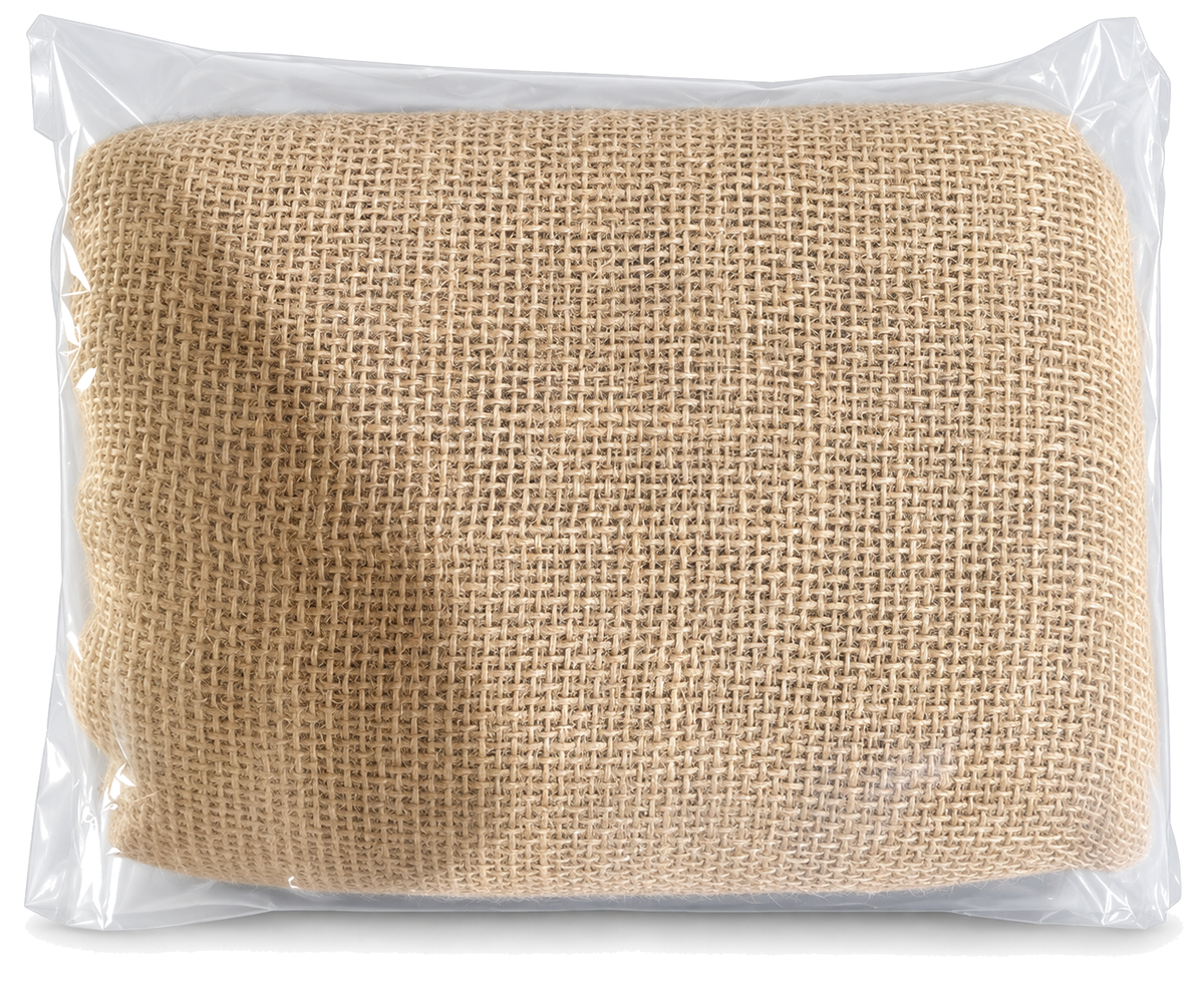 Toile de jute pour jardin – 3 pi × 50 pi sur fond blanc