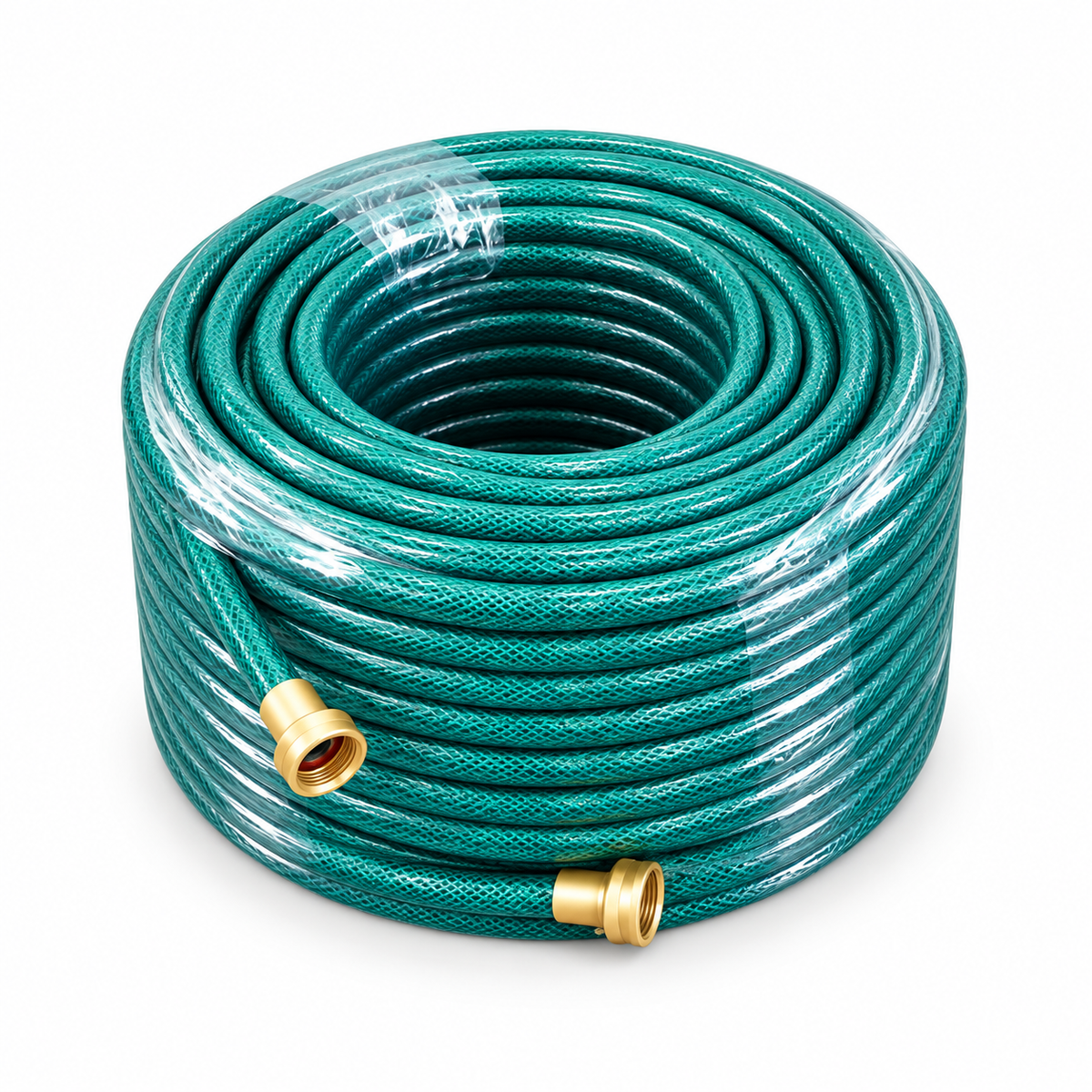 Tuyau d’arrosage souple – 1/2 po × 25 pi sur fond blanc