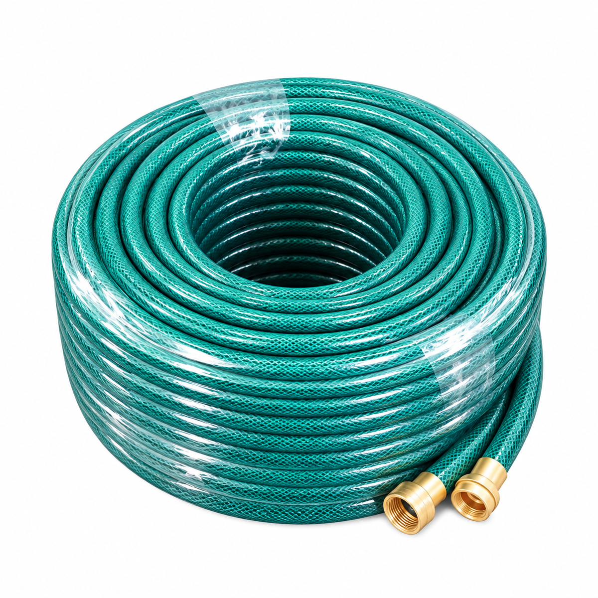 Tuyau d’arrosage souple – 3/4 po × 25 pi sur fond blanc