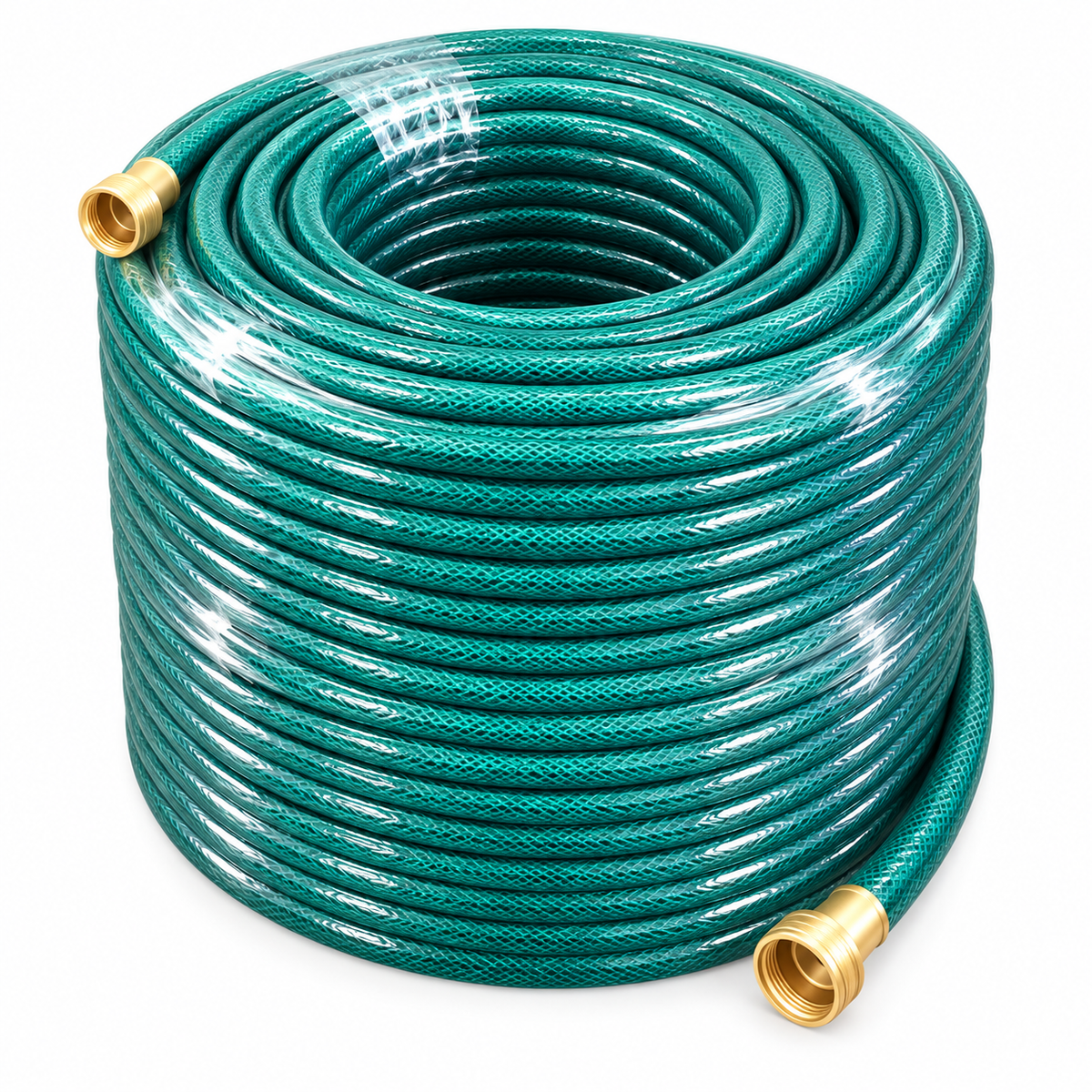 Tuyau d’arrosage souple – 3/4 po × 50 pi sur fond blanc