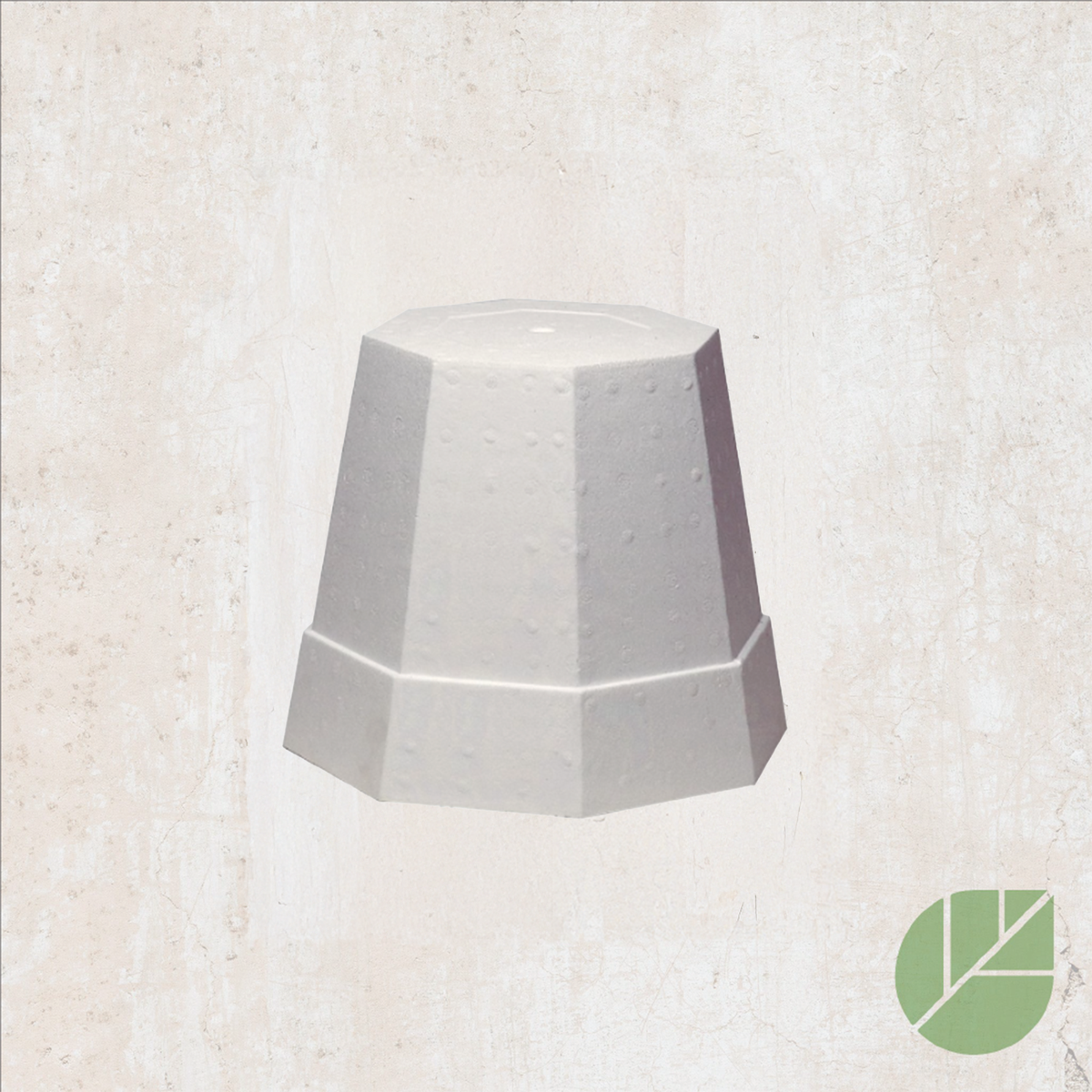 11-inch White Rose Cone