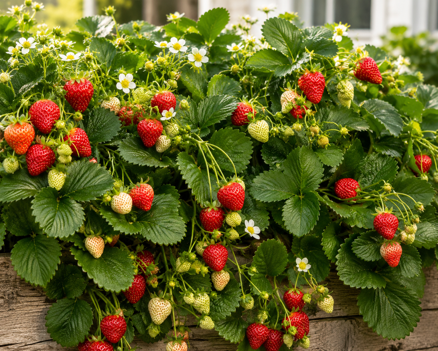 Fragaria × ananassa 'Delizz'