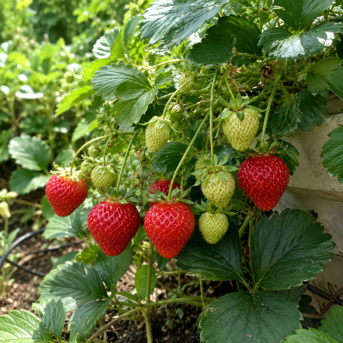 Fragaria × ananassa 'Inova-Rosa'