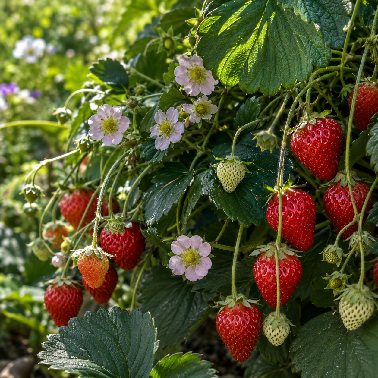 Fragaria × ananassa 'Roman'