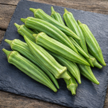 Organic 'Clemson Spineless' Okra