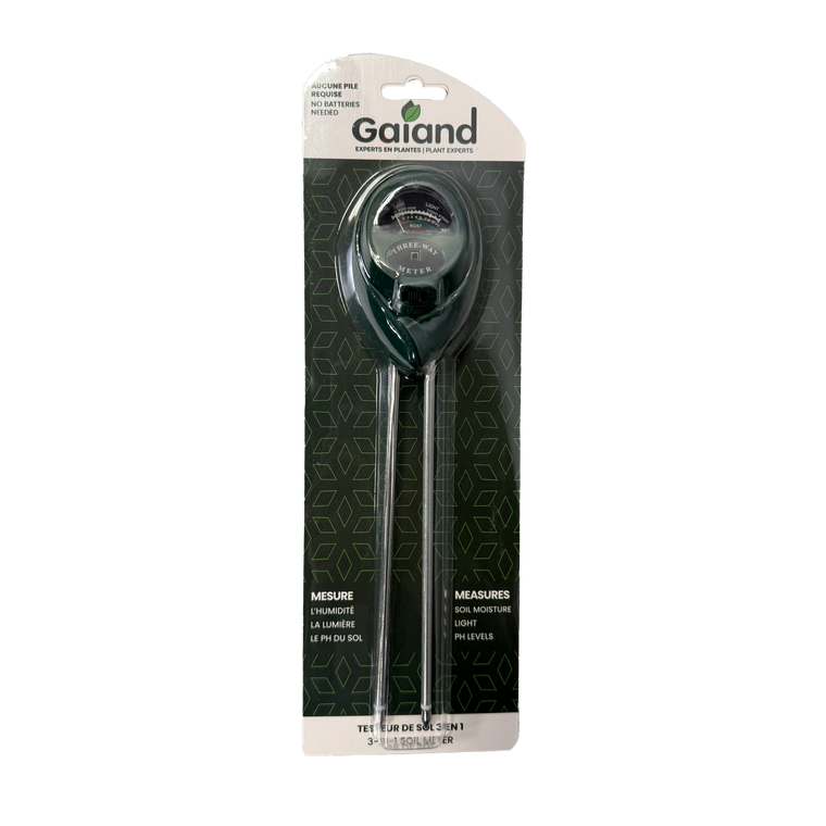 3-Reading Soil Tester (Moisture, pH and Light)