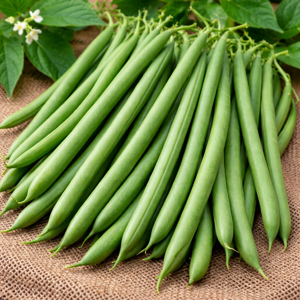 Organic 'Provider' dwarf beans