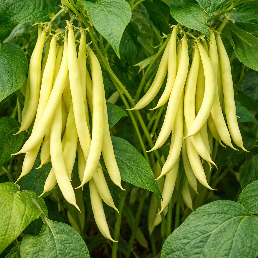 Organic 'Gold Rush' Yellow Dwarf Bean