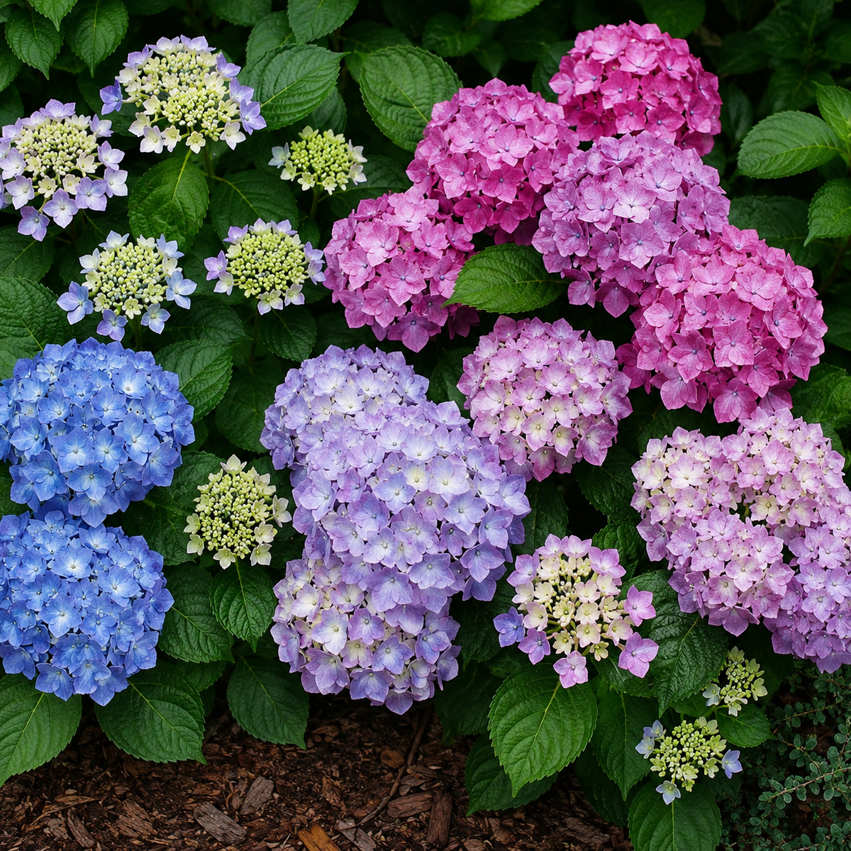 Hydrangea macrophylla 'Let's Dance Lovable'