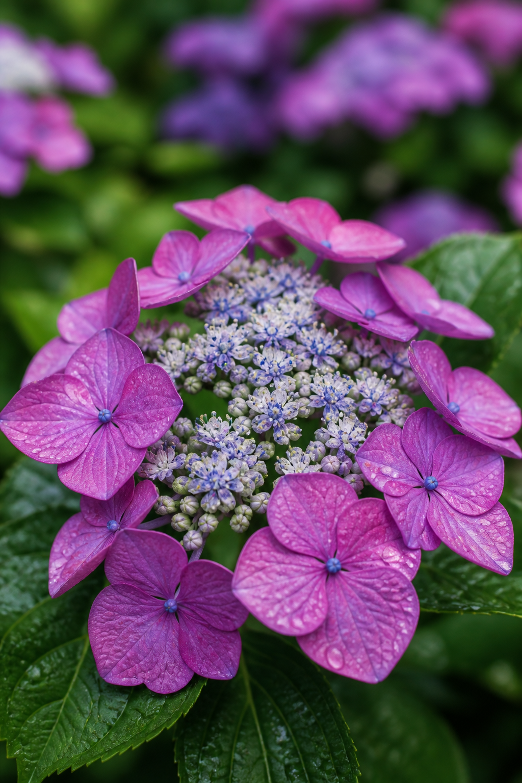 Hydrangea macrophylla 'Twist-N-Shout'