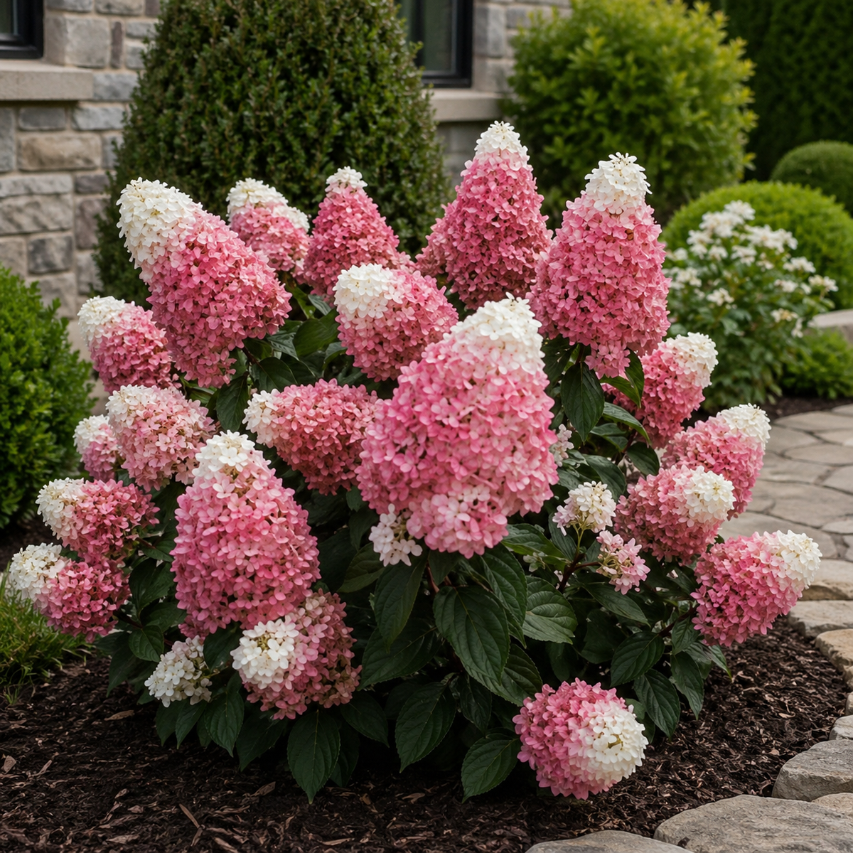 Hydrangea paniculata 'Ruby Snow'