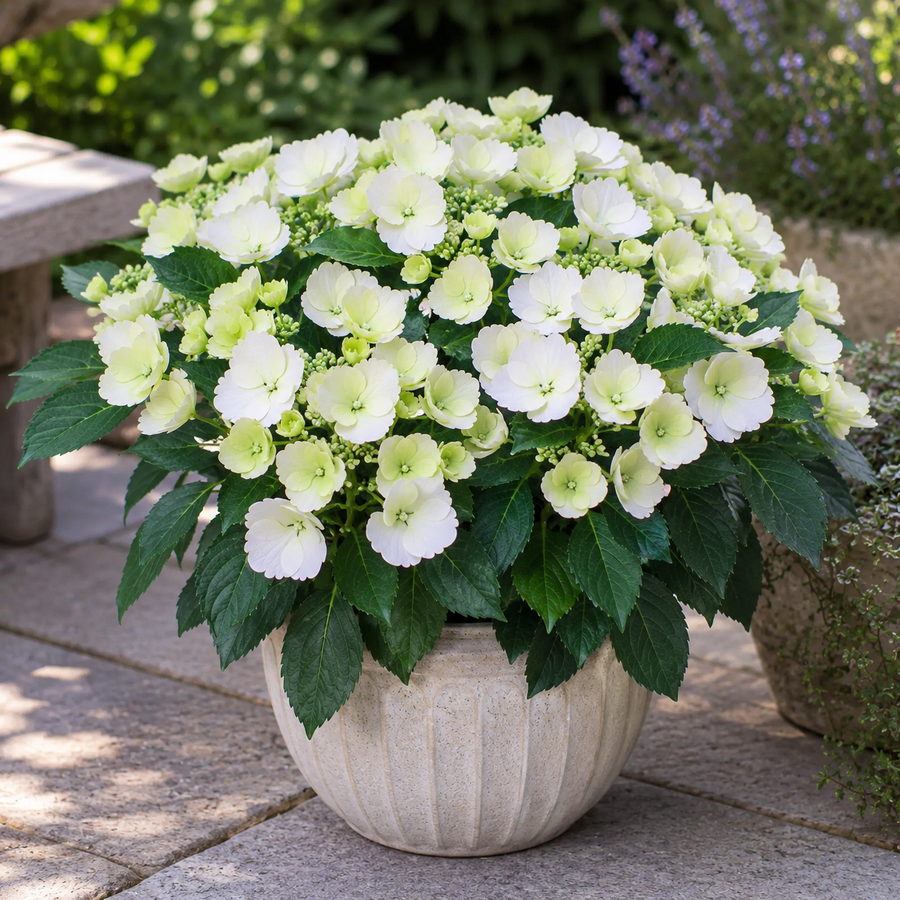 Hydrangea × 'Fairytrail Bride'