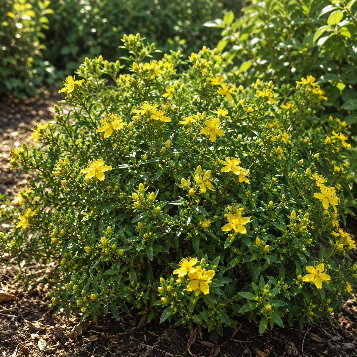 Hypericum kalmianum 'Cobalt-N-Gold'