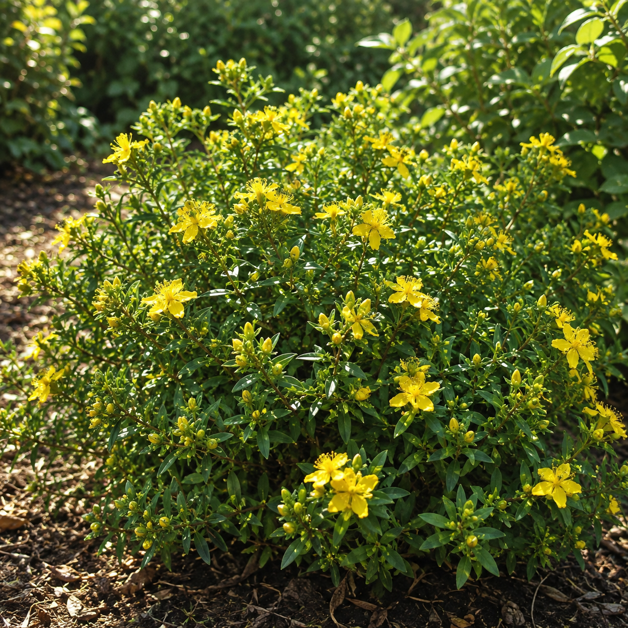 Hypericum kalmianum 'Cobalt-N-Gold'
