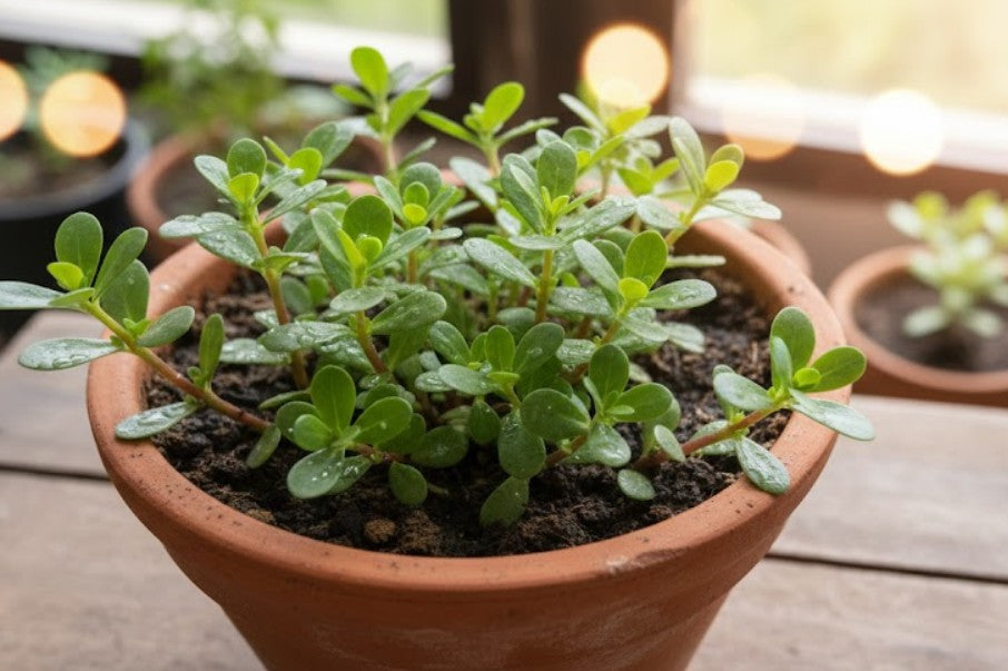 Pourpier indien ‘Kulfa Saag’, semences biologiques (<em>Portulaca oleracea</em>)