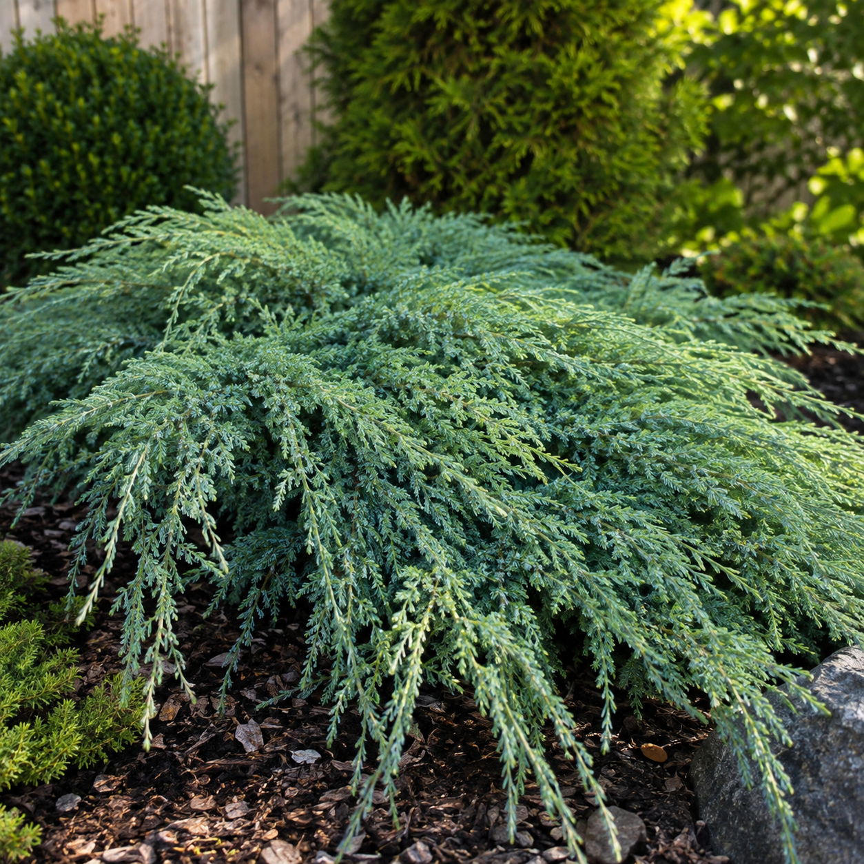 Juniperus squamata 'Blue Carpet'