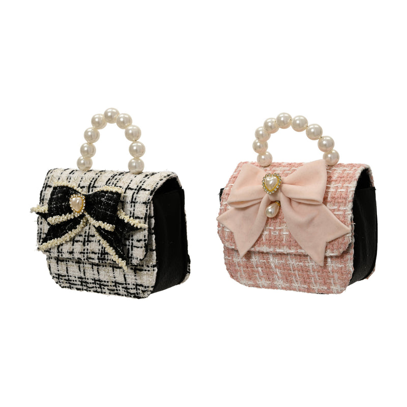 Décoration de Noël sac à main – Multicolore — toutes les variantes sur fond blanc