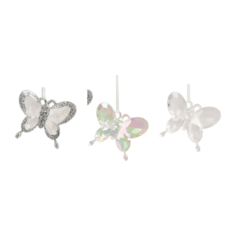 Ornement papillon – Transparent — Modèle 1 sur fond blanc