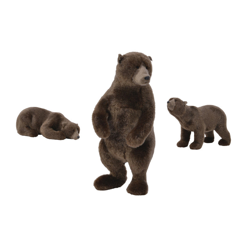 Ours décoratif – Brun — toutes les variantes sur fond blanc