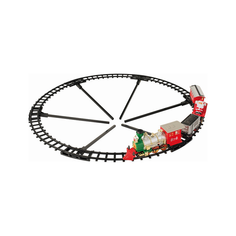 Train de Noël sur circuit – Multicolore — produit sur fond blanc