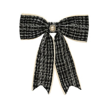 Nœud de Noël à strass – Noir