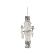 Ornement casse-noisette – Modèle 1 · Transparent / Argent / Irisé