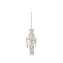 Ornement casse-noisette – Modèle 2 · Transparent / Argent / Irisé