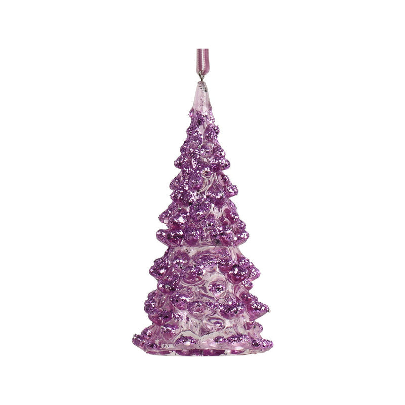 Ornement sapin de Noël – Violet · Modèle 1