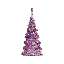 Ornement sapin de Noël – Violet · Modèle 1