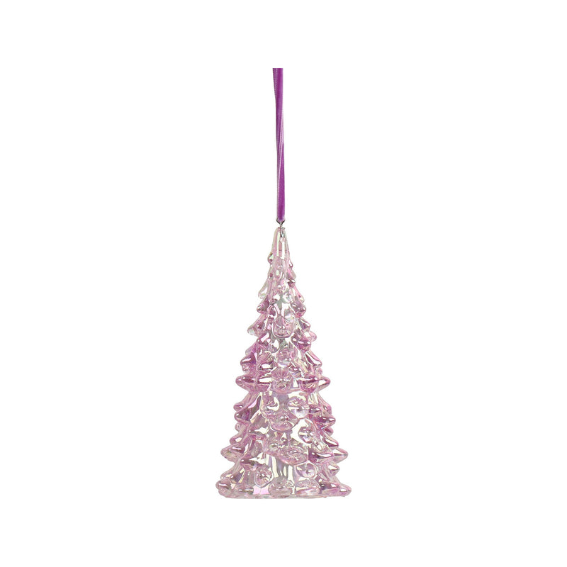 Ornement sapin de Noël – Violet · Modèle 2