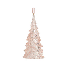 Ornement sapin de Noël — Rose — Modèle 3 — vue individuelle sur fond blanc