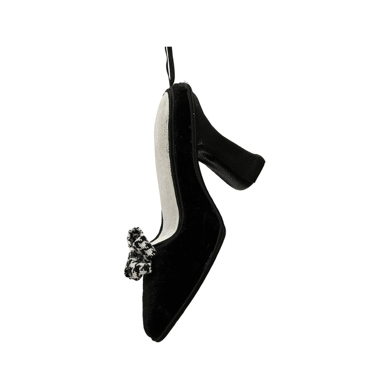 Chaussure décorative avec nœud – Noir