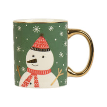 Tasse de Noël illustrée – Bonhomme de neige · Multicolore