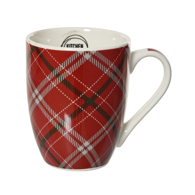 Tasses de Noël en porcelaine à motifs – Modèle 3 · Multicolore