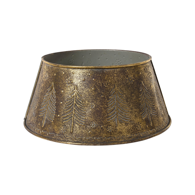 Cache-pied de sapin en fer – Bronze antique — vue du produit sur fond blanc