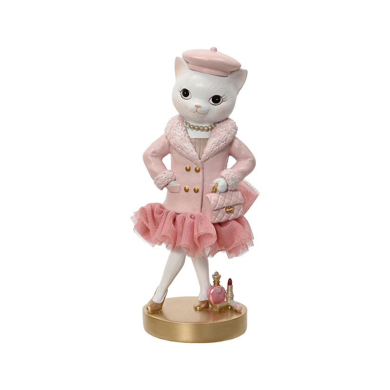Figurine chat élégante – Debout · Modèle 3 · Multicolore