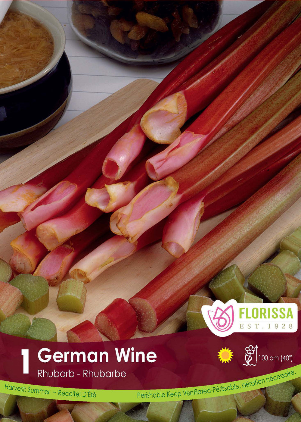 Rhubarbe 'German Wine'