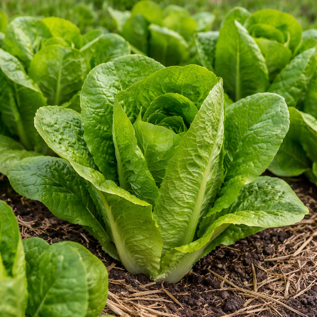 Organic 'Paris Island Cos' Lettuce