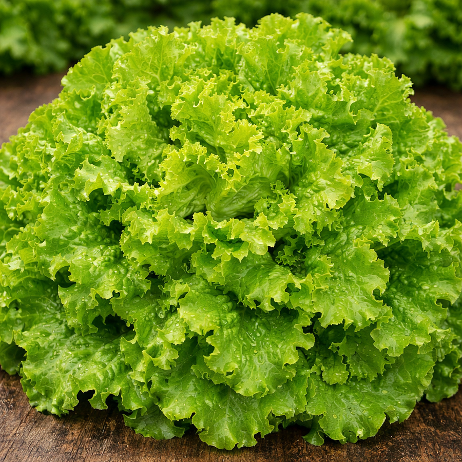 Organic 'Simpson' Black Seed Curly Lettuce