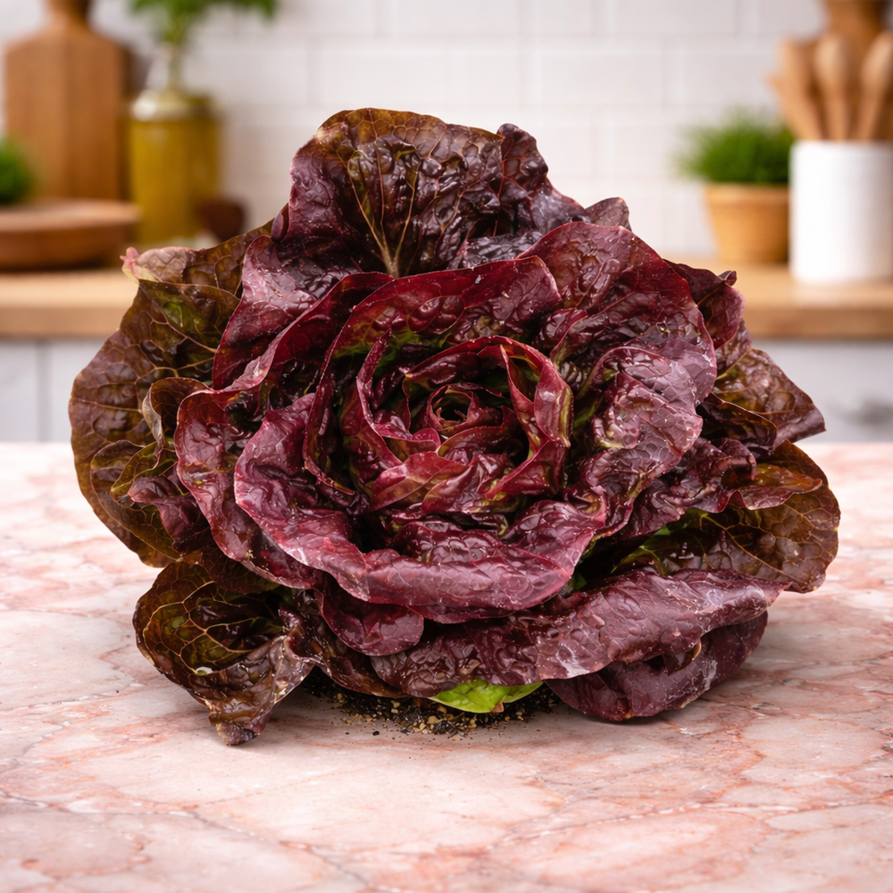 Laitue mini romaine rouge 'Truchas' bio