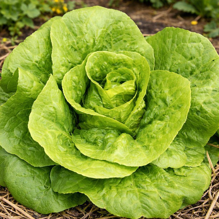 Organic 'Jadeite' romaine lettuce