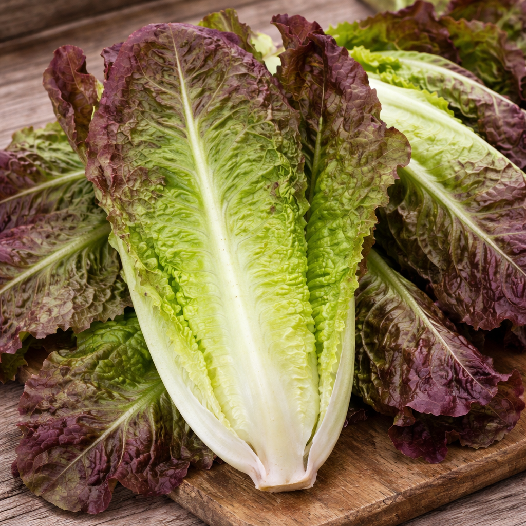 Red Romaine Lettuce 'Costa Rosata'