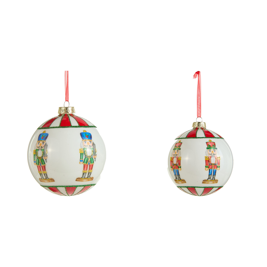 Boule de Noël casse-noisette Big Top – 5 po — toutes les variantes sur fond blanc