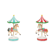 Cheval de carrousel décoratif Prancers Parade – 13 po — toutes les variantes sur fond blanc