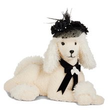 Caniche crème décoratif – 15 po — toutes les variantes sur fond blanc
