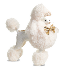 Caniche décoratif princesse crème – 17 po — toutes les variantes sur fond blanc