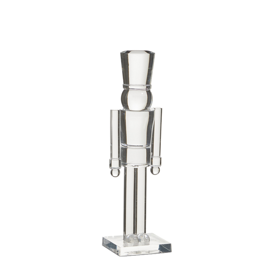 Casse-noisette transparent en acrylique – 10 po — variantes sur fond blanc
